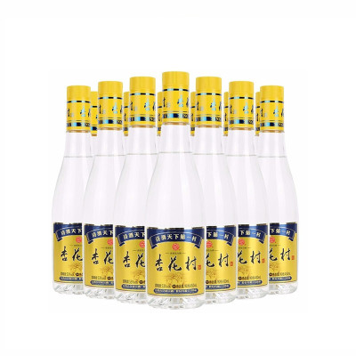 杏花村 汾酒53度 金标清香型 新老包装随机发货 450ml*12瓶(非原箱)