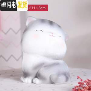 三维工匠宫廷猫大人用创意抖音家用可爱女生女孩儿童防摔存钱罐储蓄罐摆件 喵妮卡-中号B款防摔