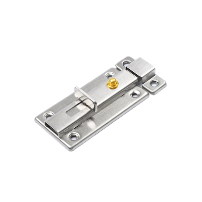 蒙企智品2个凹底不锈钢双头自弹插销4寸/组