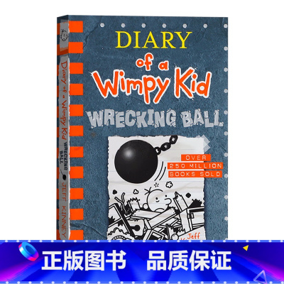[正版]小屁孩日记14 英文原版 Diary of a Wimpy Kid Wrecking Ball 平装 儿童章节