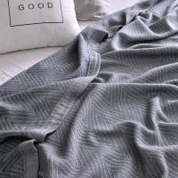 家柏饰(CORATED)夏季大人全棉纱布盖被四层毛巾被子毯子夏天双人空调薄款午睡单人