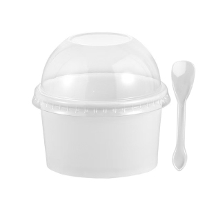 黎战 LZBJDB-001 140ML一次性纸杯连盖配勺20只(计价单位:包)