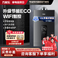 万家乐(Macro)智能恒温家用平衡式燃气热水器12升 即热式浴室专用 WiFi智控 液化气气 JSG24-12RH2