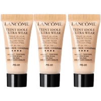 兰蔻(LANCOME)持妆粉底液 PO-01小样5ml*3瓶持久保湿不闷痘不脱妆控油遮瑕