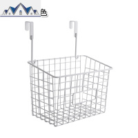 多功能铁艺挂篮免打孔浴室置物架 厨房储物架子橱柜收纳篮 三维工匠