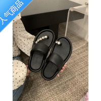 SUNTEK小众厚底踩屎感套趾凉拖鞋女鞋子外穿2023年新款夏季休闲松糕凉鞋