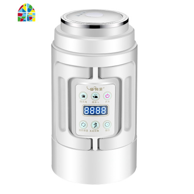 便携式电热烧开水壶旅行炖煮粥杯炖盅家用保温壶宿舍养生电炖杯小 FENGHOU 升级粉色+温奶件赠收纳袋管刷烧水壶