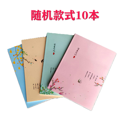 RIGHT莱特簿本笔记本锐意16K精品道林纸软面抄DL1660T日记本记事本36页随机款式10本