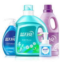 蓝月亮 除菌洗2kg*1+手洗500g*1+薰衣草柔顺剂2kg*1+泡沫洗手液255ml*1