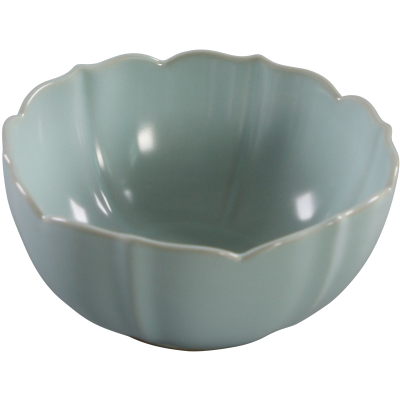 美帮汇汝窑天青茶洗茶具套装家用开片汝瓷杯洗陶瓷笔洗水盂茶杯茶道配件