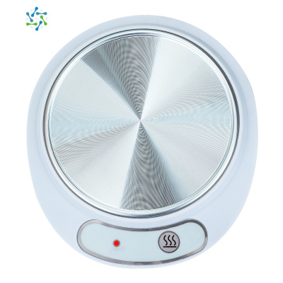 暖暖杯垫55度恒温热牛奶全自动保温水杯茶杯保温底座加热杯垫三维工匠玫红色杯垫一键式