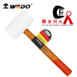 维度WEDO白胶锤中号皮锤橡皮锤橡胶锤(白色木柄工业级) 16oz /24oz WEDO295 /把