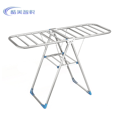 酷美智悦 不锈钢圆管折叠晾衣架1.5米 KM-BH497 个