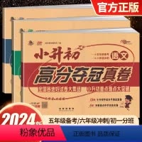 2024小升初[语+数+英] 六年级 [正版]小升初高分夺冠真卷英语 语文 数学 通用版 2024小升初真题卷英语试卷