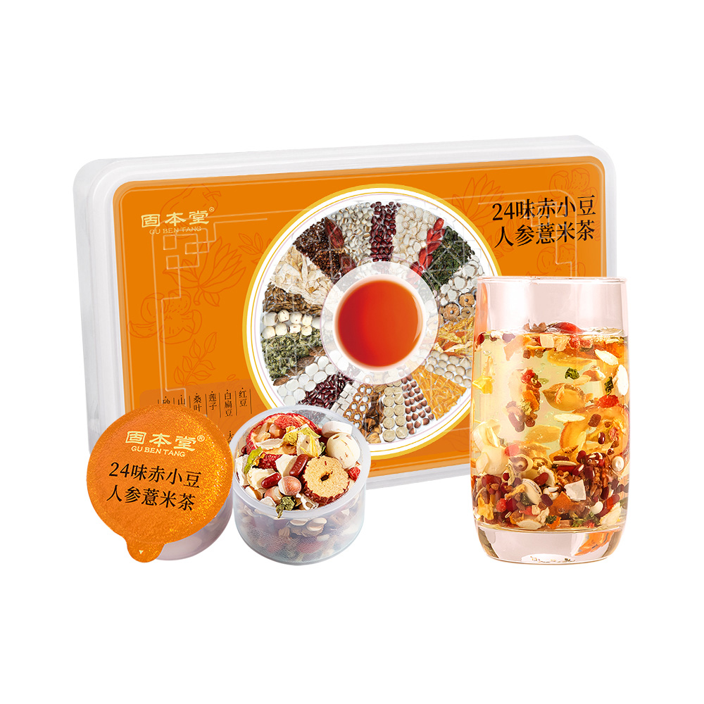 固本堂二十四味赤小豆人参薏米茶500克