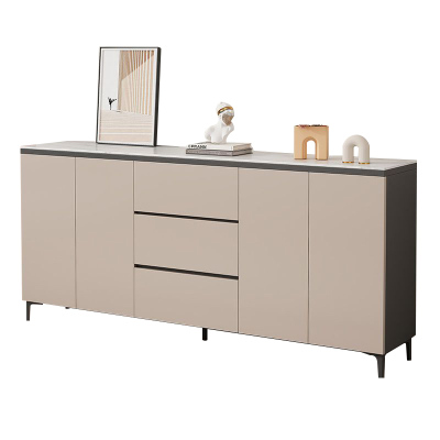 苏宁 质凡 现代简约厨房储物柜家用置物架餐边橱柜/ZF-CG022/1800*350*900mm