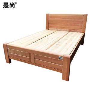 是尚 实木单人床 原木色1500*2000mm/张