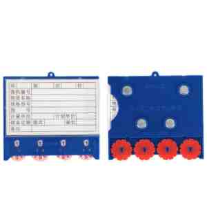 亿洛莱 四磁四轮料签 88*100mm 个