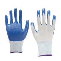 凯圣蓝 丁腈尼龙涂胶手套