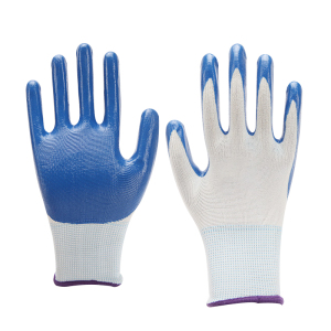 凯圣蓝 丁腈尼龙涂胶手套
