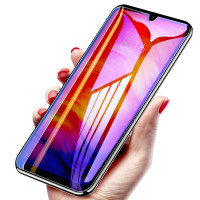 [送手机壳]轻万适用红米7钢化膜小米redmi全屏玻璃贴膜抗紫蓝光全屏手机保护膜