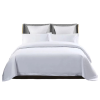 若叶之季LR-BAT10 270*250cm 双氧特漂白贡缎/棉纱 被套 白色 (适用1.6米床)