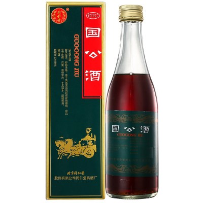北京同仁堂国公酒(精装)328ml24瓶-散风祛湿舒筋活络用于风寒湿闭所致的关节疼痛，手足麻木，屈伸不利OTC