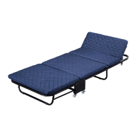 臻远 ZY-ZDC-08 简易行军床蓝色三折海绵折叠行军床办公午休床
