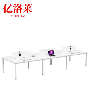 亿洛莱 六人办公桌 360*120*75cm 张