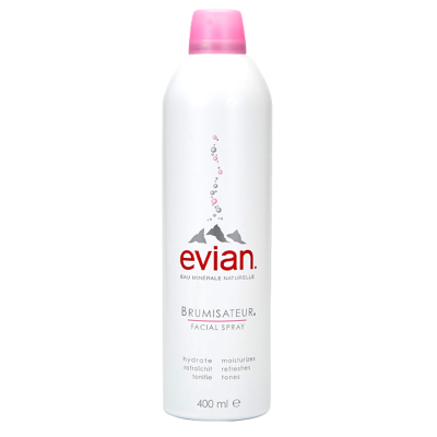 平价大白碗-Evian依云保湿补水舒缓矿泉水喷雾400ml各种肤质通用