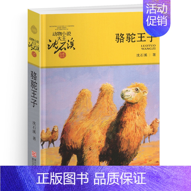 骆驼王子 [正版]雪豹悲歌沈石溪小学四年级五年级全集全套书浙江少年儿童出版社版完整版动物小说大王品藏书系小学生课外阅读经