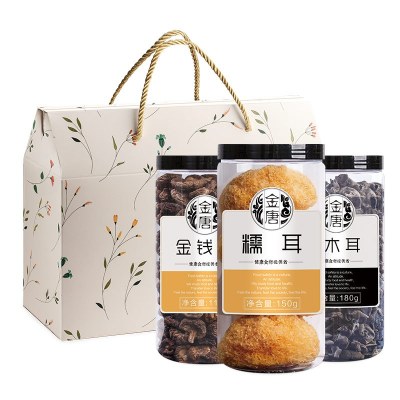 金唐（KTANG)伴手礼伴手礼（二）440g礼盒糯耳金钱菇黑木耳中秋节员工福利送礼