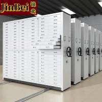 戴劲底图密集架手摇移动工程图纸柜带轮子抽屉柜设计图存放柜1号底图密集架