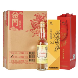 金门高粱酒 黄金龙 53度500ml*6 清香型 整箱 原瓶原装