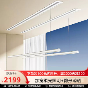 邦先生晾衣架 隐形智能 电动晾衣架嵌入式灯条阳台晾衣杆S31