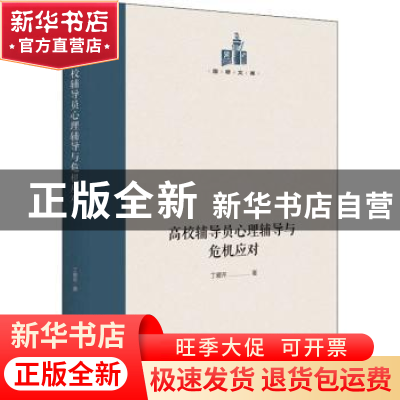 正版 高校辅导员心理辅导与危机应对 丁爱芹 光明日报出版社 9787
