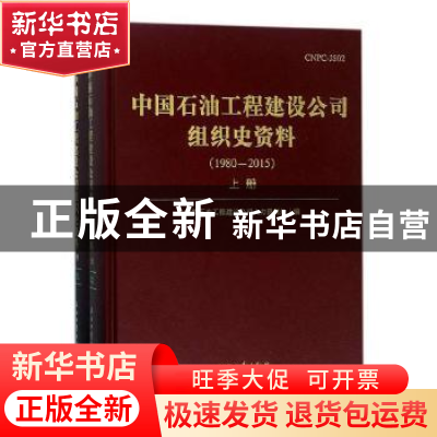 正版 中国石油工程建设公司组织史资料:1980-2015 何银仁,解增忠