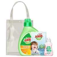 好爸爸(Kispa)亲肤倍净洗衣液三件套袋装2648g