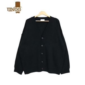 YANXU青年流行2023年v领毛衫休闲韩版男生开衫英伦学生时尚毛衣