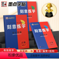 [3册全套]刻意练字 [正版]刻意练字楷书字帖荆霄鹏楷书练字帖成人练字硬笔书法速成控笔训练字帖楷书入门钢笔字帖练字女生字