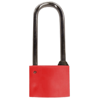 地造天成 SJ5800 锌合金 40*30*18mm 通开 叶片锁 挂锁(计价单位:个)红色