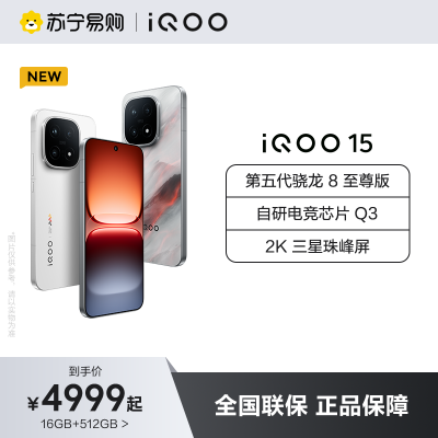 iQOO 15 iQOO×王者荣耀十周年典藏版 16GB+512GB 全网通5G手机 王者荣耀项目定制