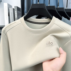 重磅加厚320克卫衣男秋季新款主推圆领时尚休闲打底男士卫衣