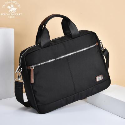 圣大保罗手提男士包大容量牛津布斜挎商务男包轻便帆布电脑公文包新款正品情人节礼物新年礼物