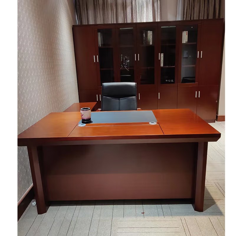 巴洛卡 油漆办公桌1.6米班台桌中式小班台主管桌F2C161