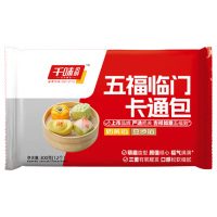 千味央厨卡通包口感甜香方便简单开袋即蒸半成品五福临门系列300g