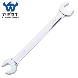 立伟铁牛镜面双开扳手13×16mm/把