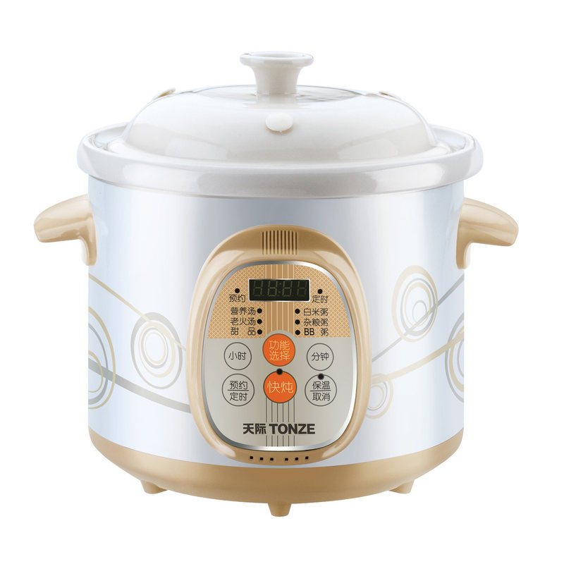 天际(tonze)电炖炖锅2-3人煲汤锅陶瓷全自动bb煲粥煮粥燕窝炖盅家用