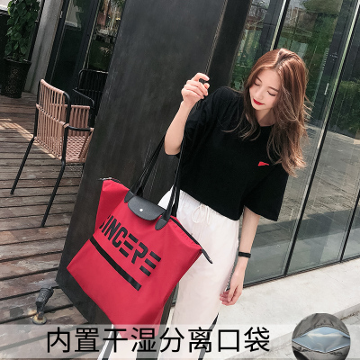 NEWLAKE大容量女包短途旅行包袋小号轻便袋子手提行李包外出包包旅游网红旅行包