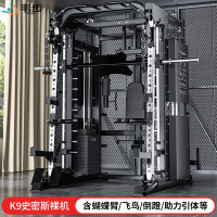 韦步K9史密斯机综合训练器龙门架健身家用多功能一体力量训练器械K9史密斯裸机(全系标配铝滑轮)